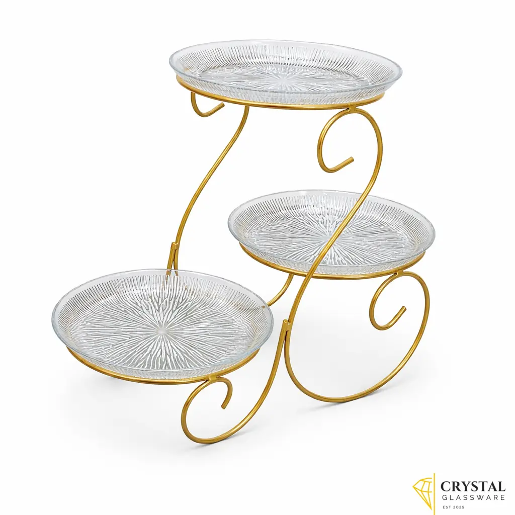 Premium Heavy Metal Cake & Dessert & Snacks Serving Stand